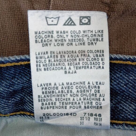 Wrangler Rugged Wear Classic Fit 100% Cotton Jeans Workwear 44 x 30 Indigo - Picture 5 of 5